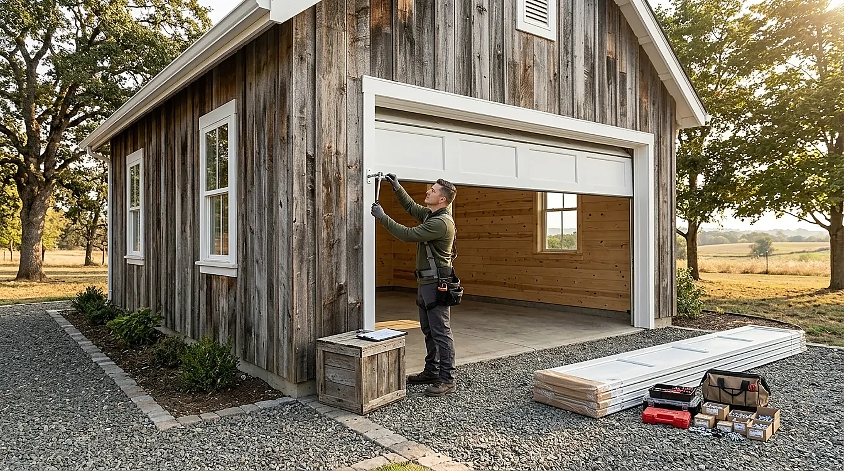 Garage door service in Hendersonville, NC