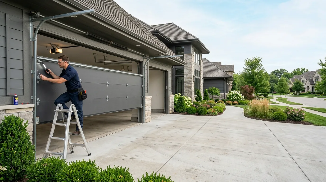 Garage door service in Hendersonville, NC