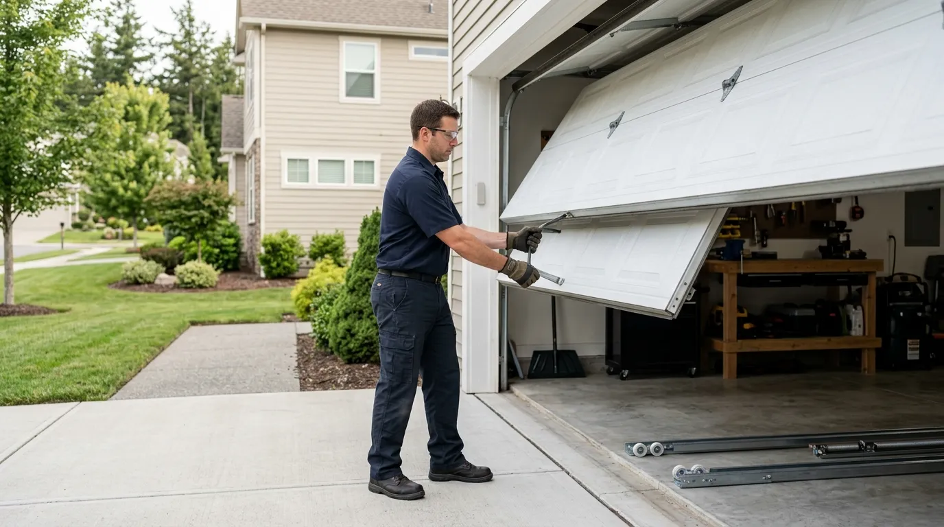 Garage door service in Hendersonville, NC