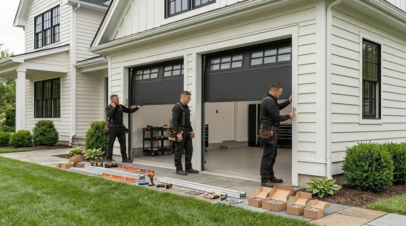 Garage door service in Hendersonville, NC