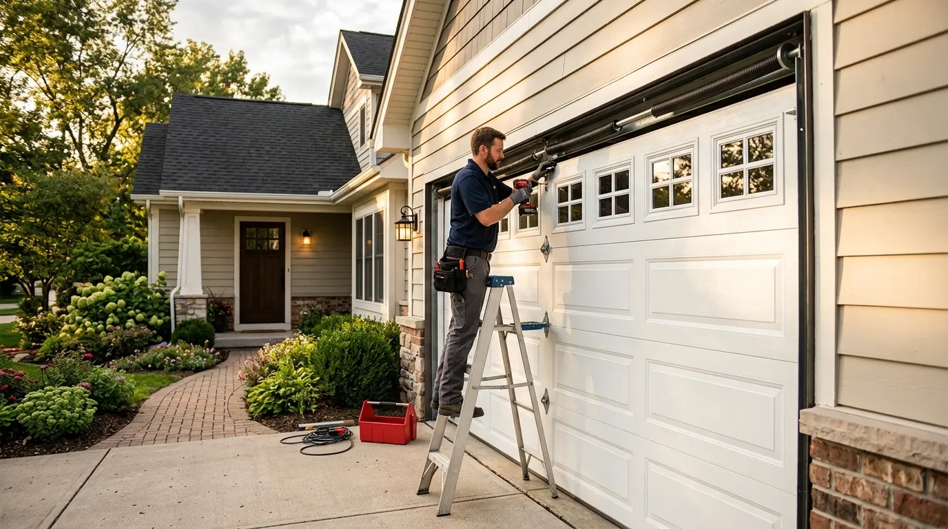 Garage door service in Hendersonville, NC