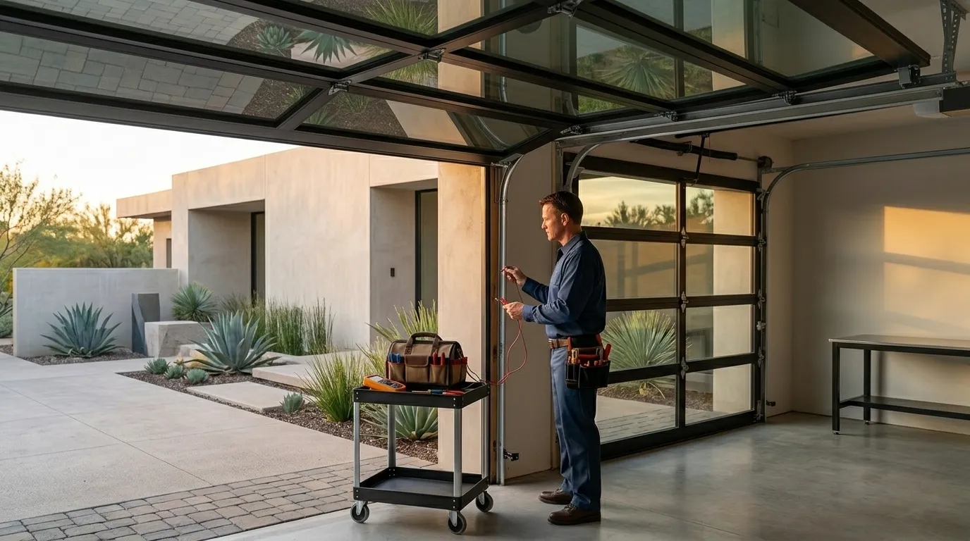 Garage door service in Hendersonville, NC