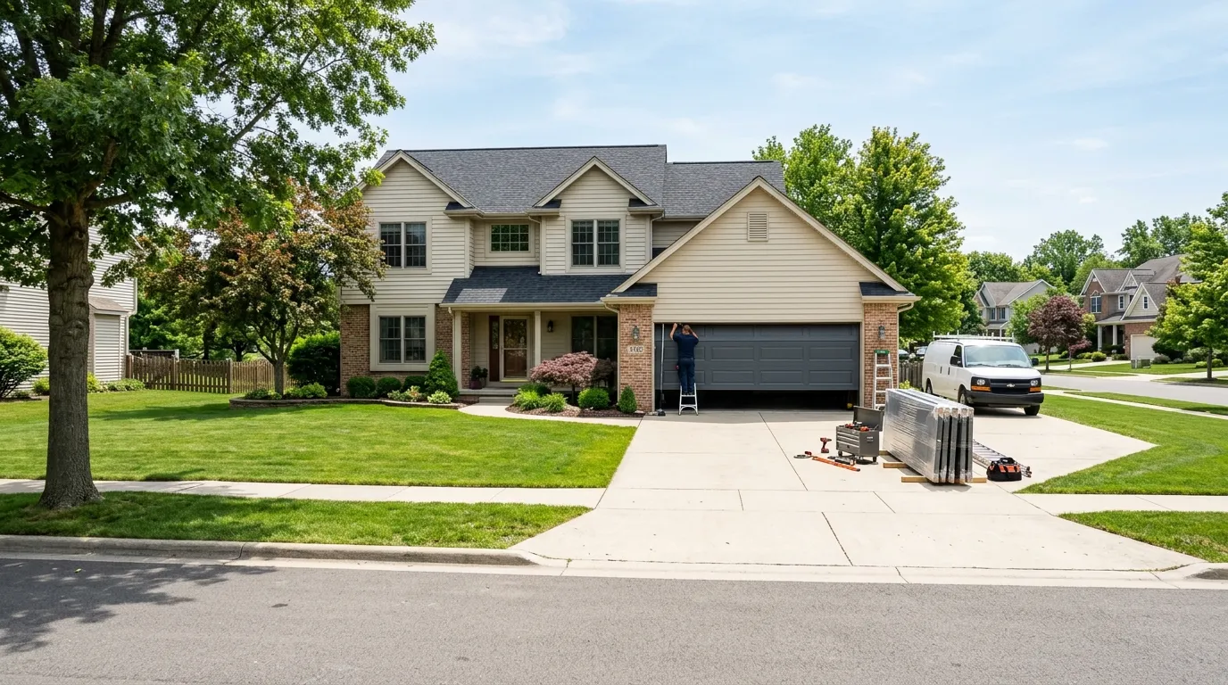 Garage door service in Hendersonville, NC