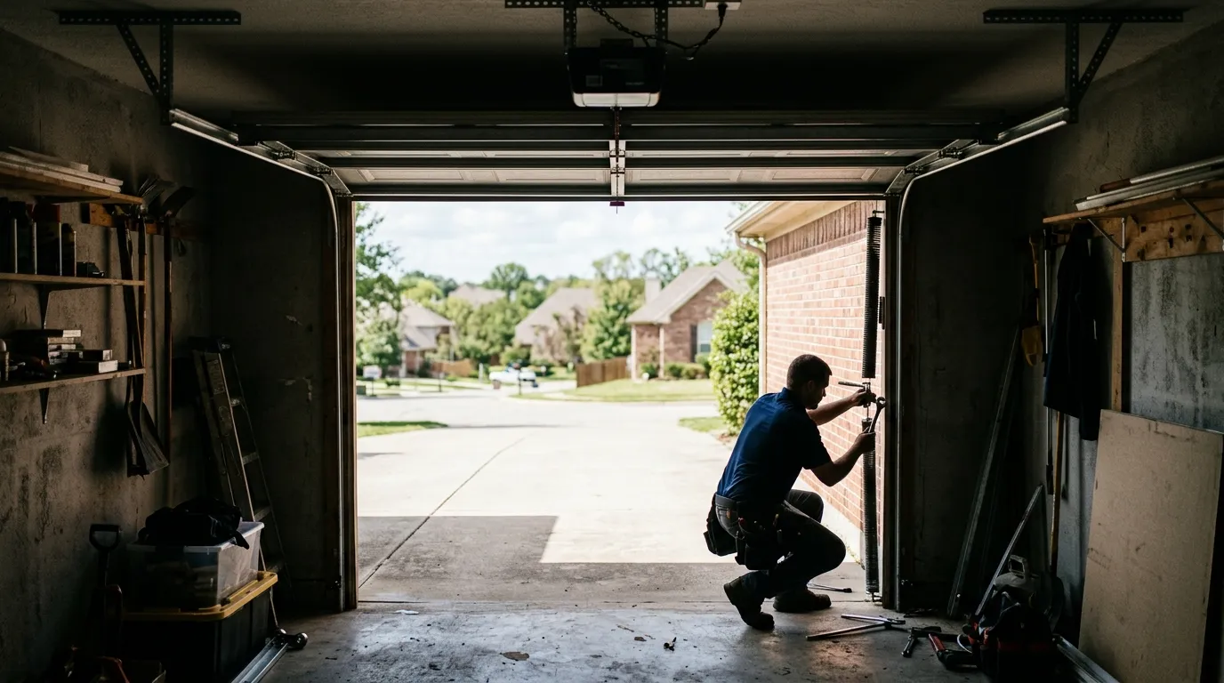 Garage door service in Hendersonville, NC