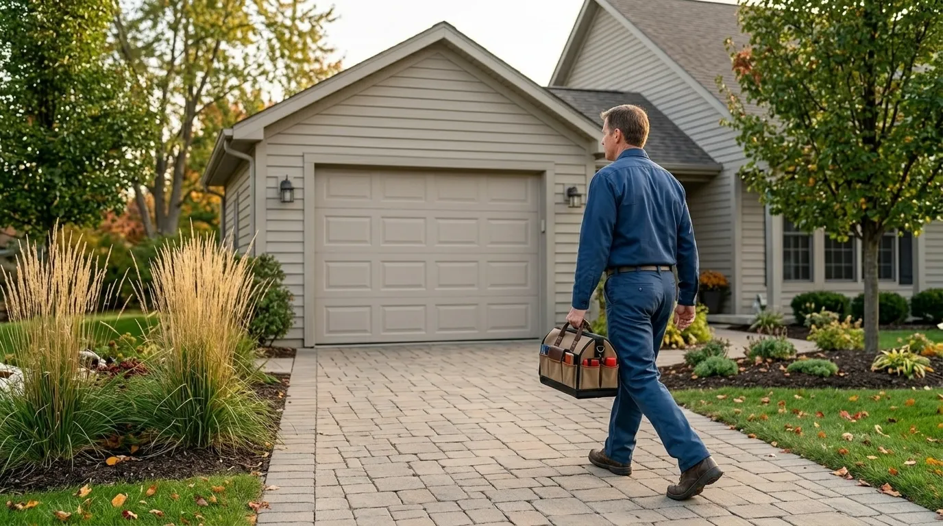 Garage door service in Hendersonville, NC