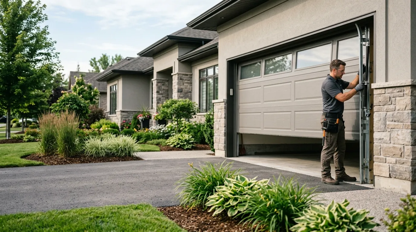 Garage door service in Hendersonville, NC