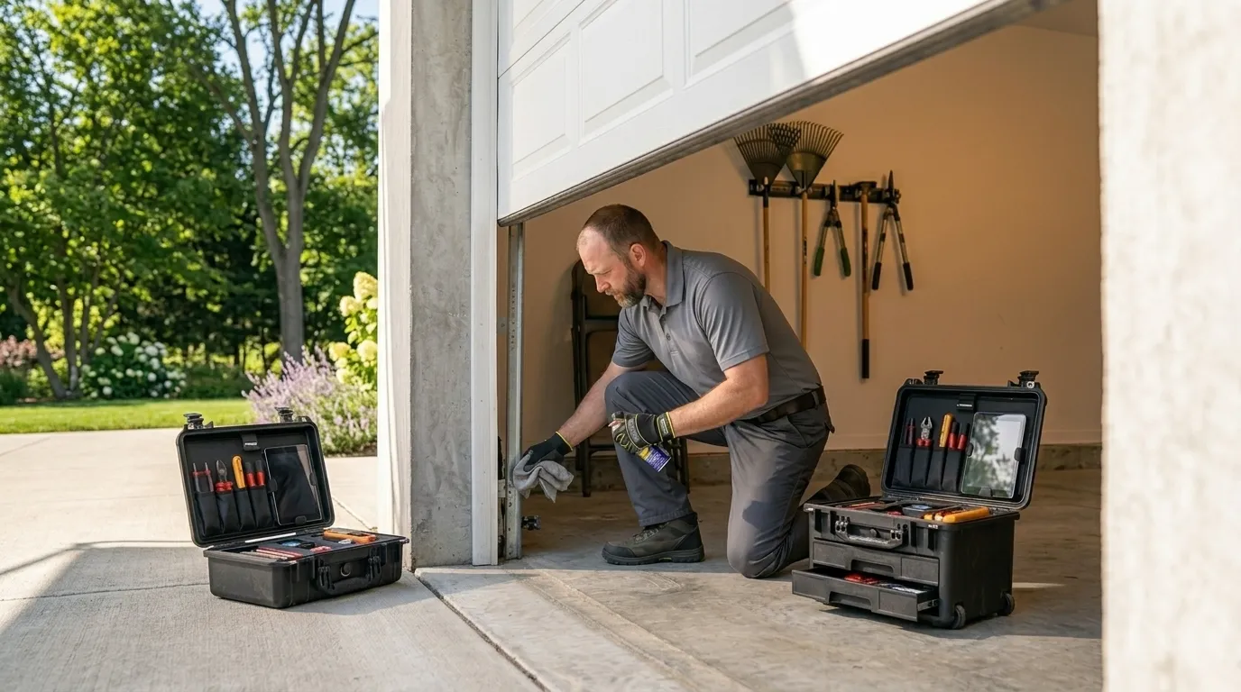 Garage door service in Hendersonville, NC
