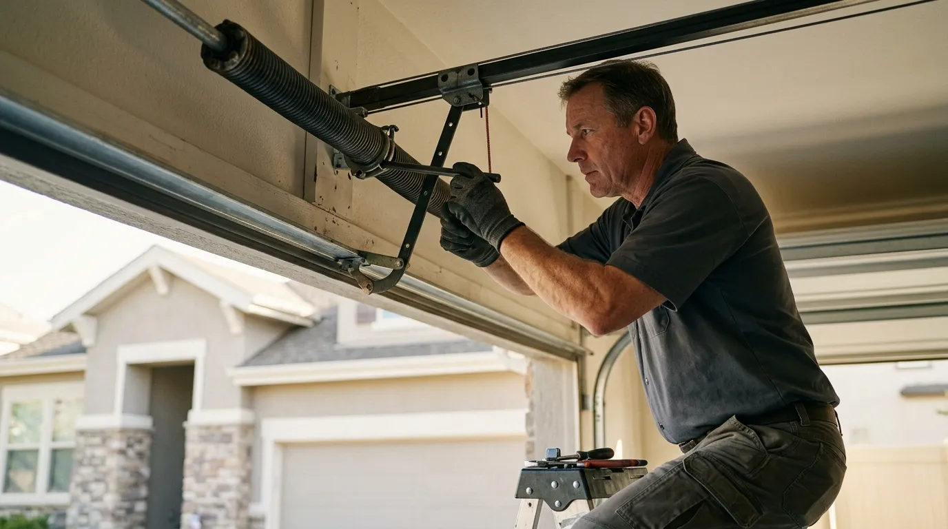 Garage door service in Hendersonville, NC