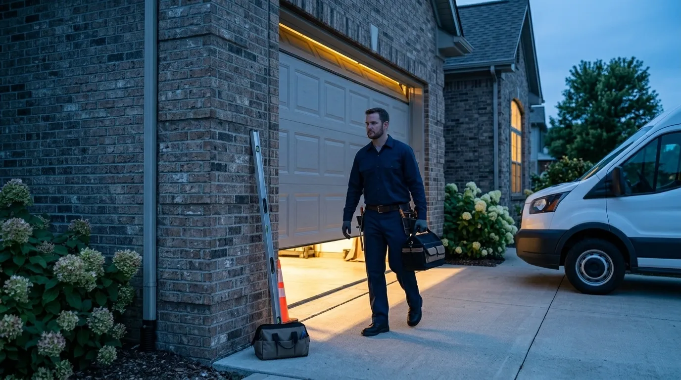 Garage door service in Hendersonville, NC